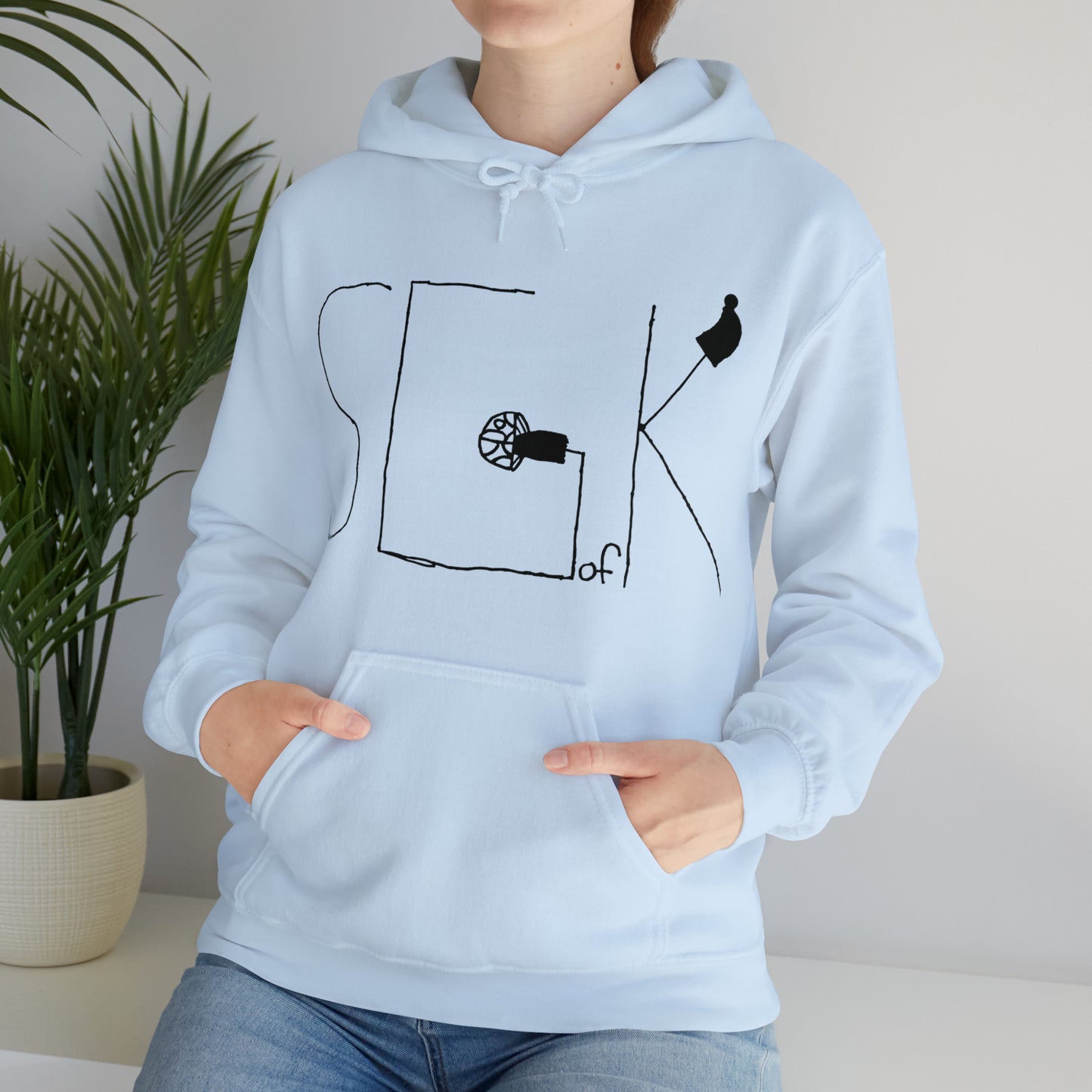 SGK TheCryptoSpyder's Daughter's Drawing Unisex Heavy Blend™ Hooded Sweatshirt