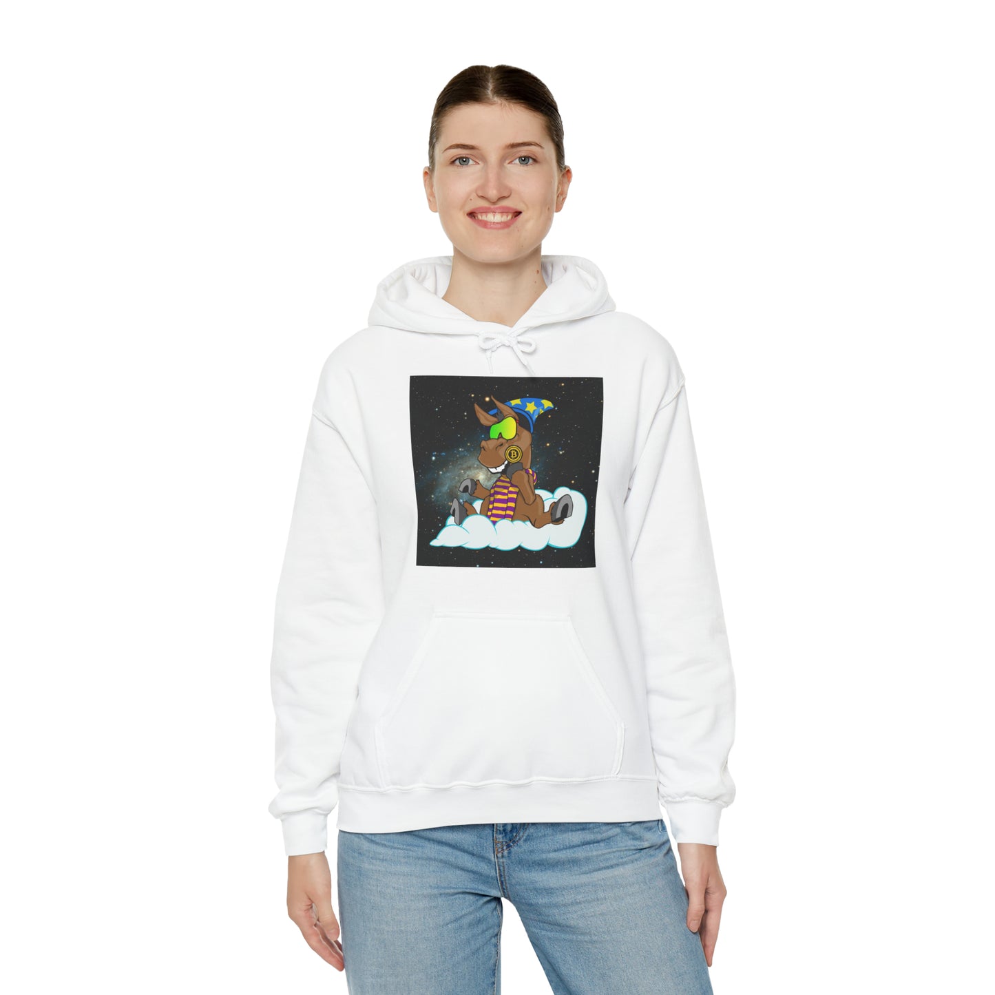 DeFi Space Donkeys #2 Unisex Heavy Blend™ Hooded Sweatshirt