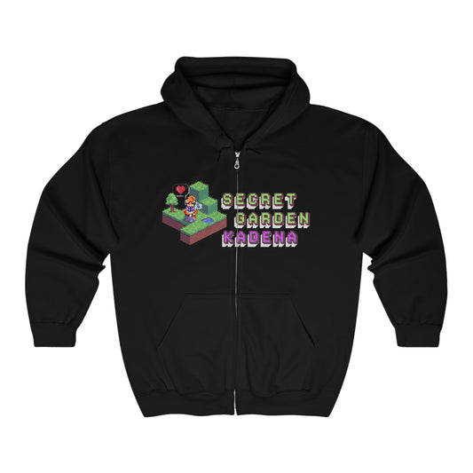 SGK Pixel Garden Unisex Heavy Blend™ Full Zip Hooded Sweatshirt