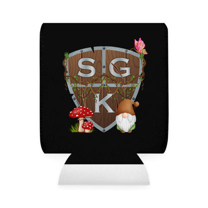 SGK Shield Gnome Mushroom and Butterfly Can Cooler Sleeve