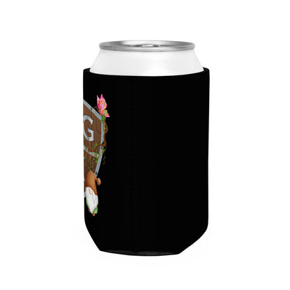 SGK Shield Gnome Mushroom and Butterfly Can Cooler Sleeve