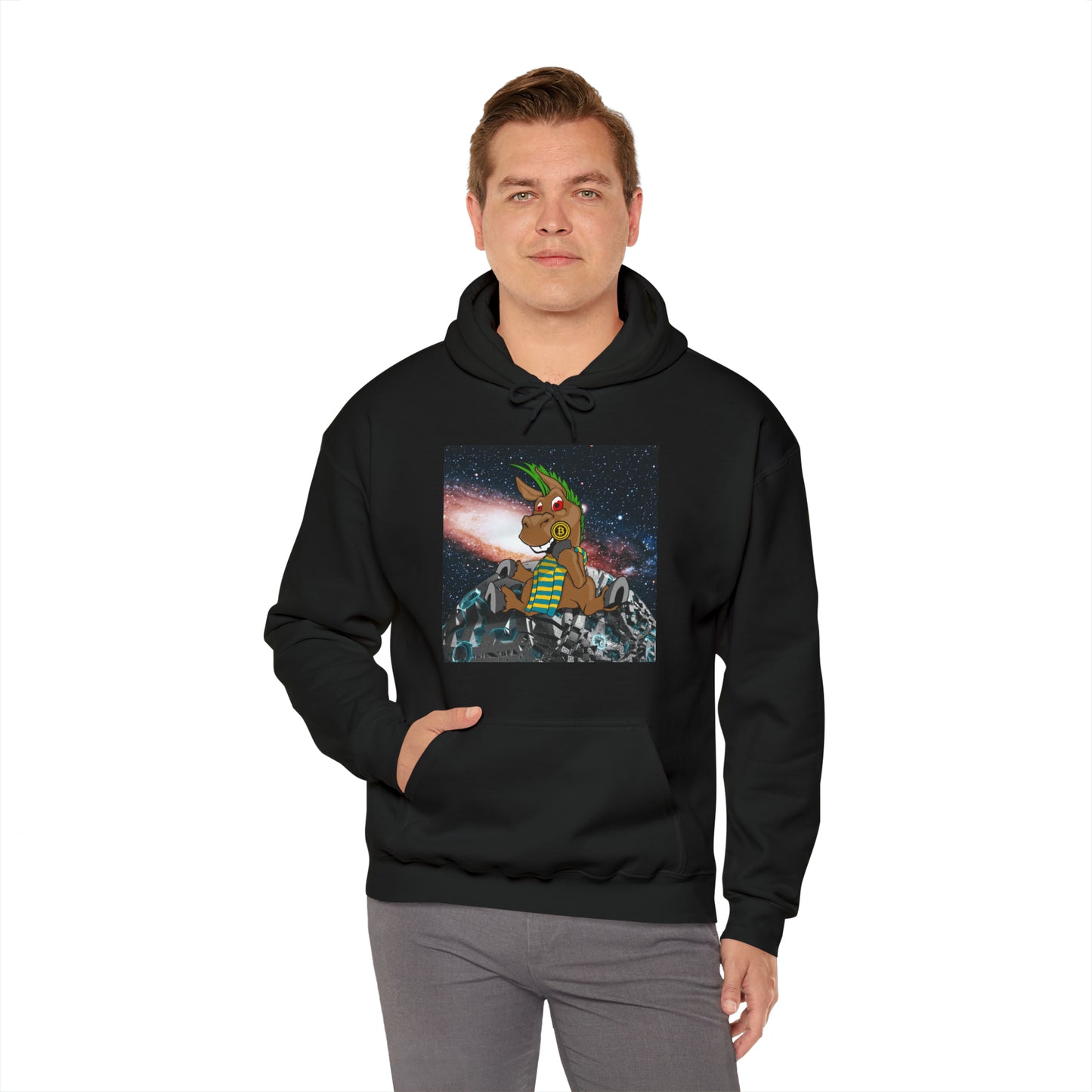 DeFi Space Donkeys #29 Unisex Heavy Blend™ Hooded Sweatshirt