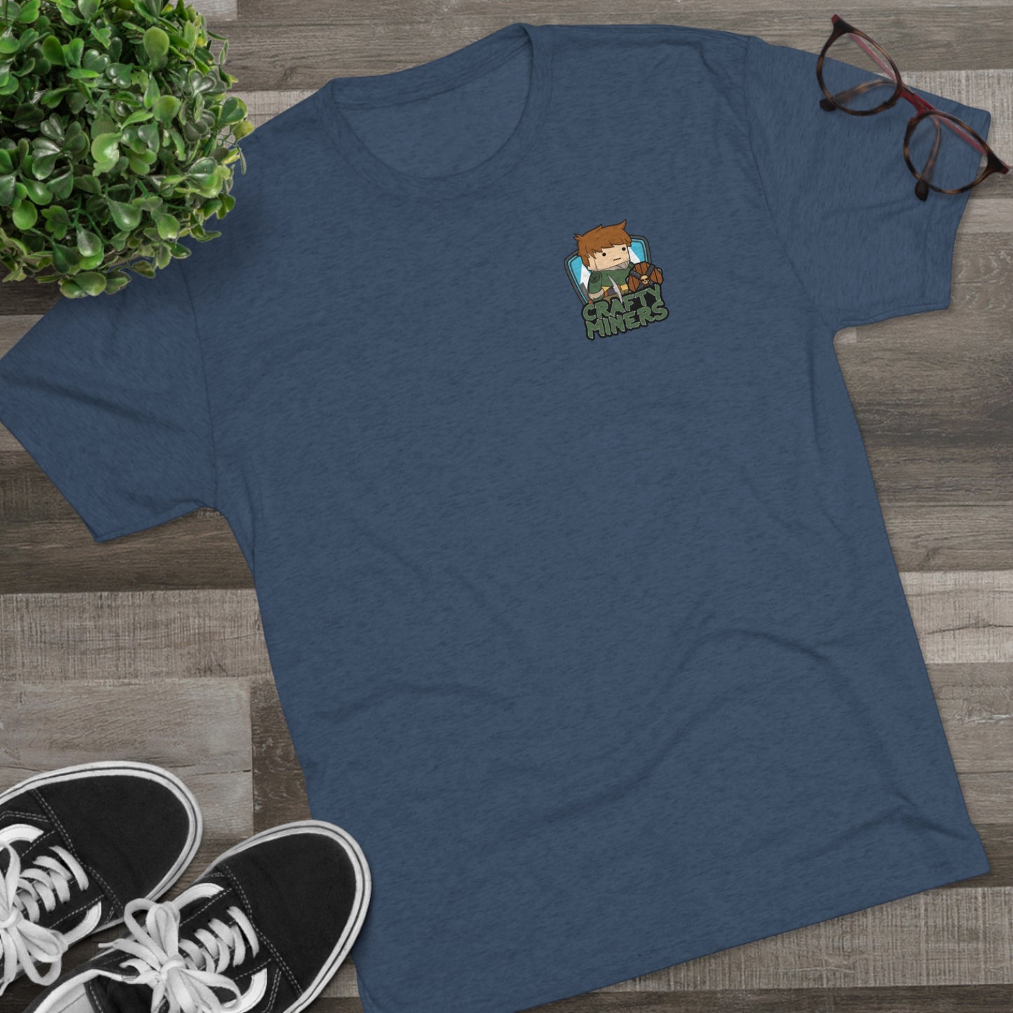 Crafty Miners Let's Go! Unisex Tri-Blend Crew Tee