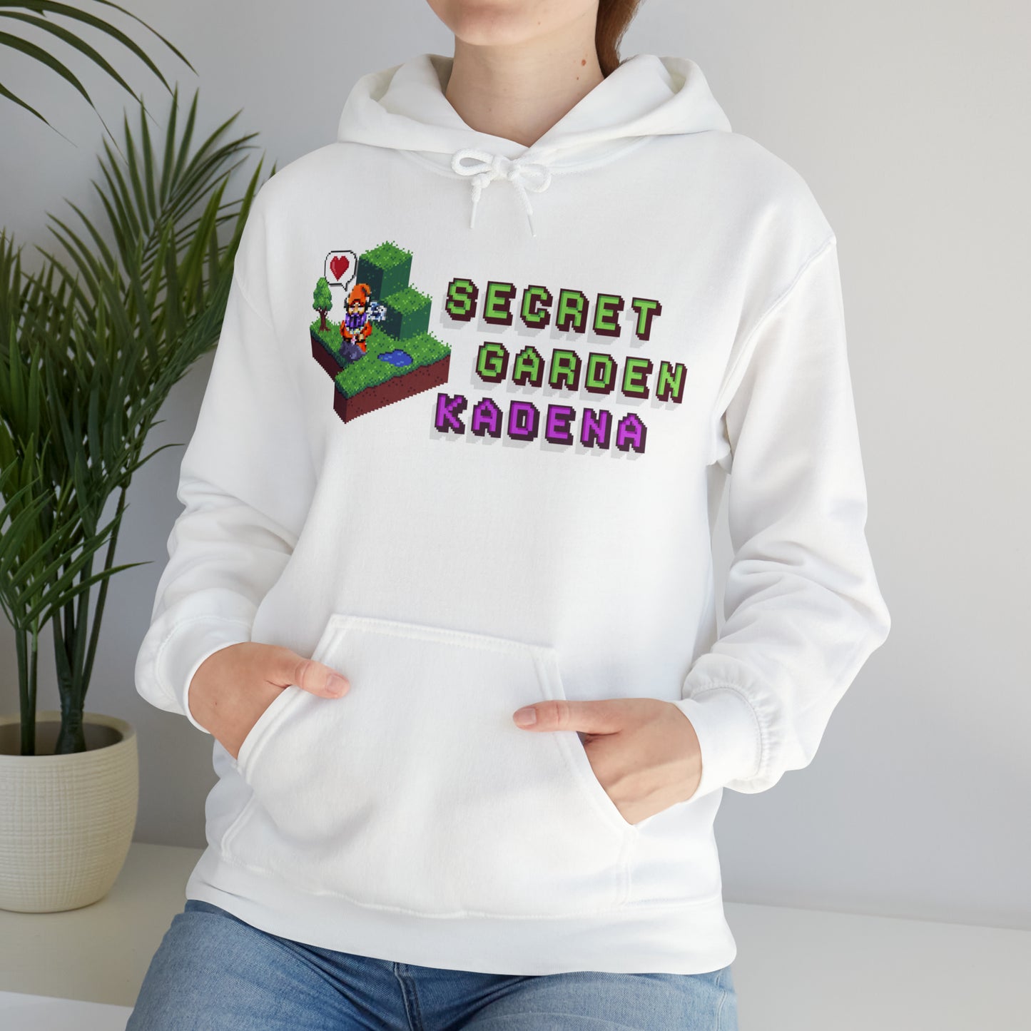 SGK Pixel Garden Unisex Heavy Blend™ Hooded Sweatshirt