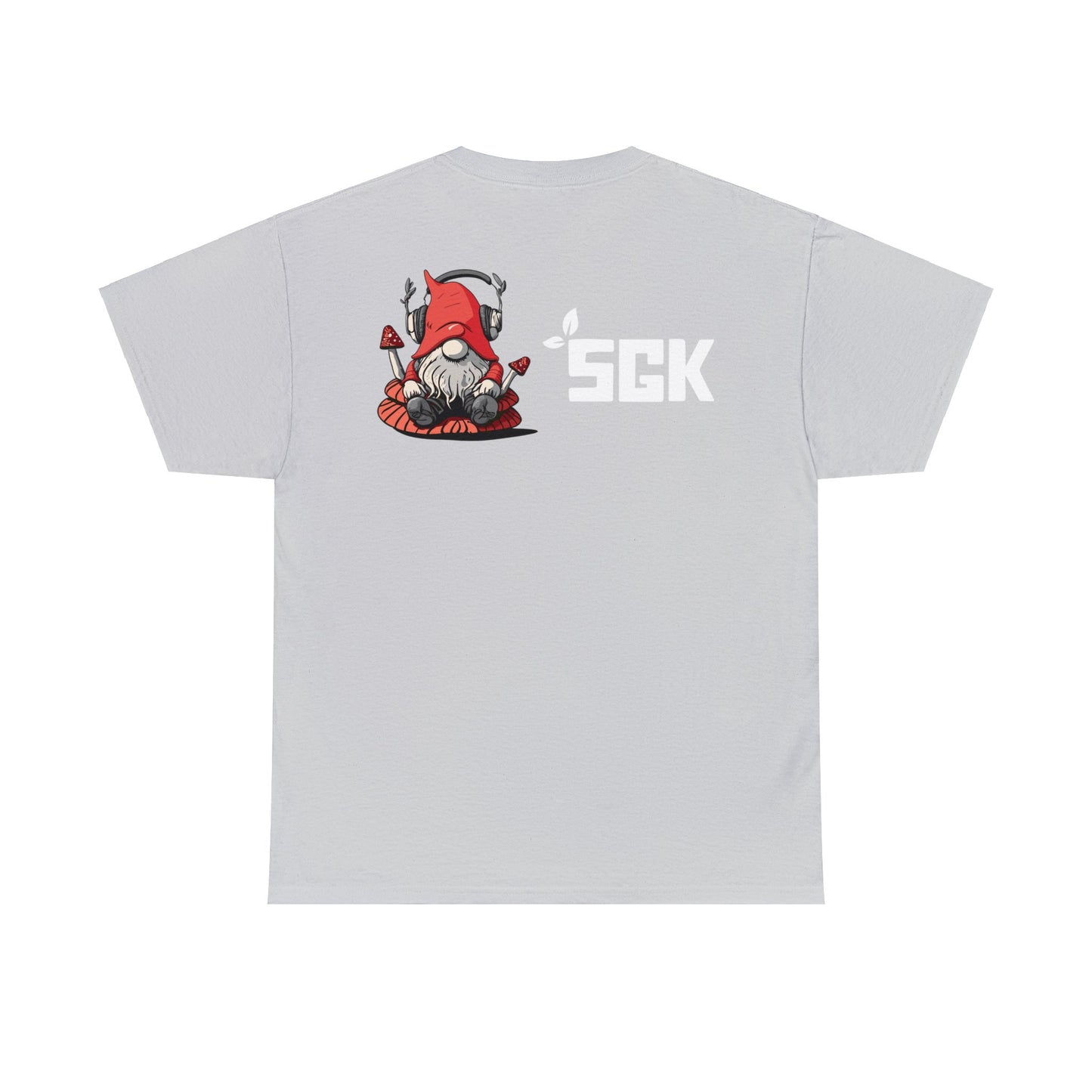 SGK Shield with Red Gnome Back Unisex Heavy Cotton Tee