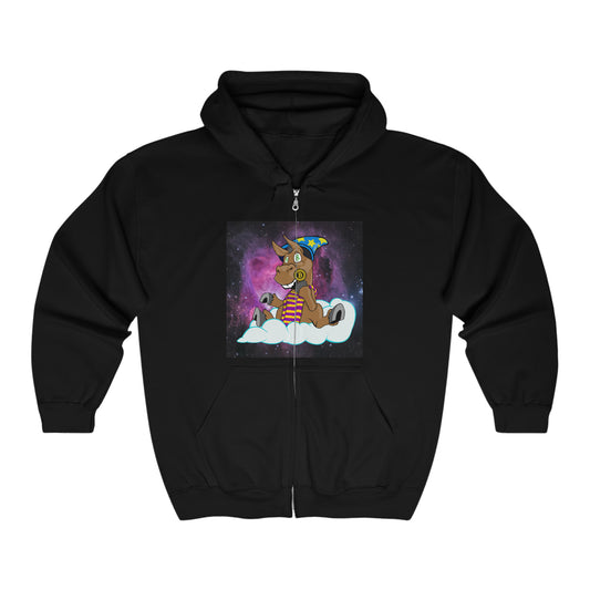 DeFi Space Donkeys #25 Unisex Heavy Blend™ Full Zip Hooded Sweatshirt