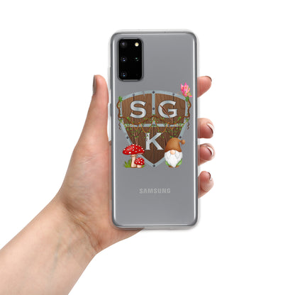 SGK Wooden Shield Gnome Mushroom Butterfly Clear Case for Samsung®