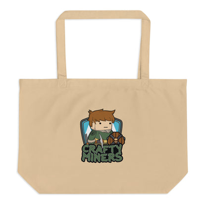Crafty Miners Legendary Large organic tote bag