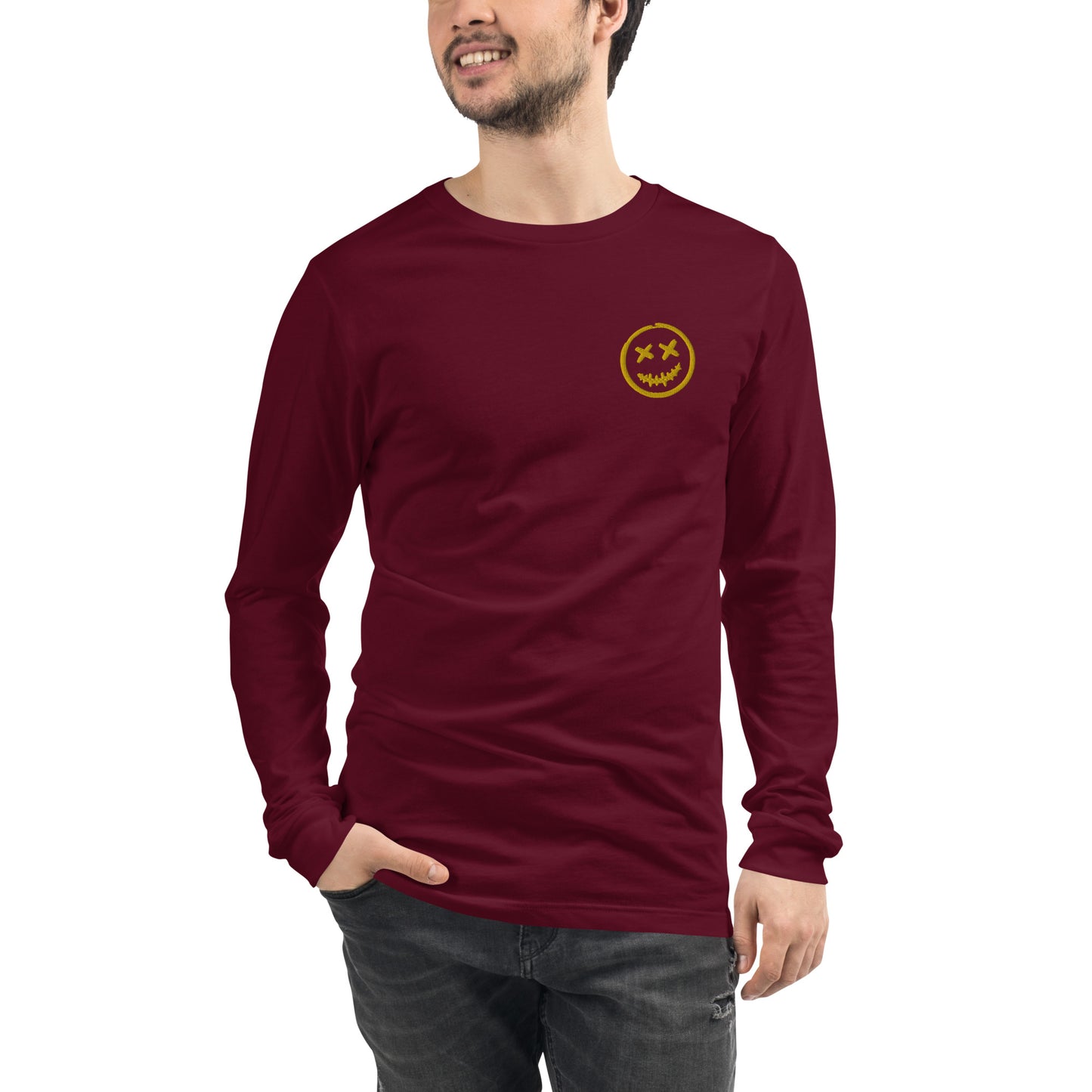 The Clown Town NFT Embroidered Unisex Long Sleeve Tee
